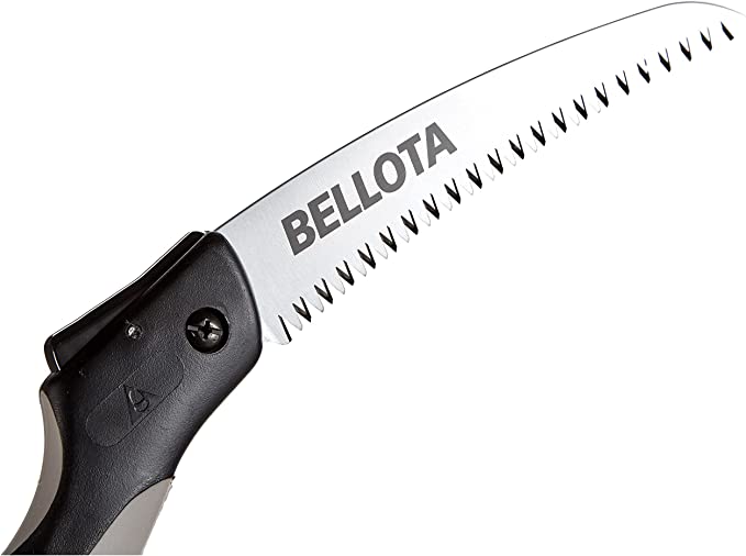 Segaccio Bellota a serramanico per potatura con lama curva 18 cm chiusura a pulsante