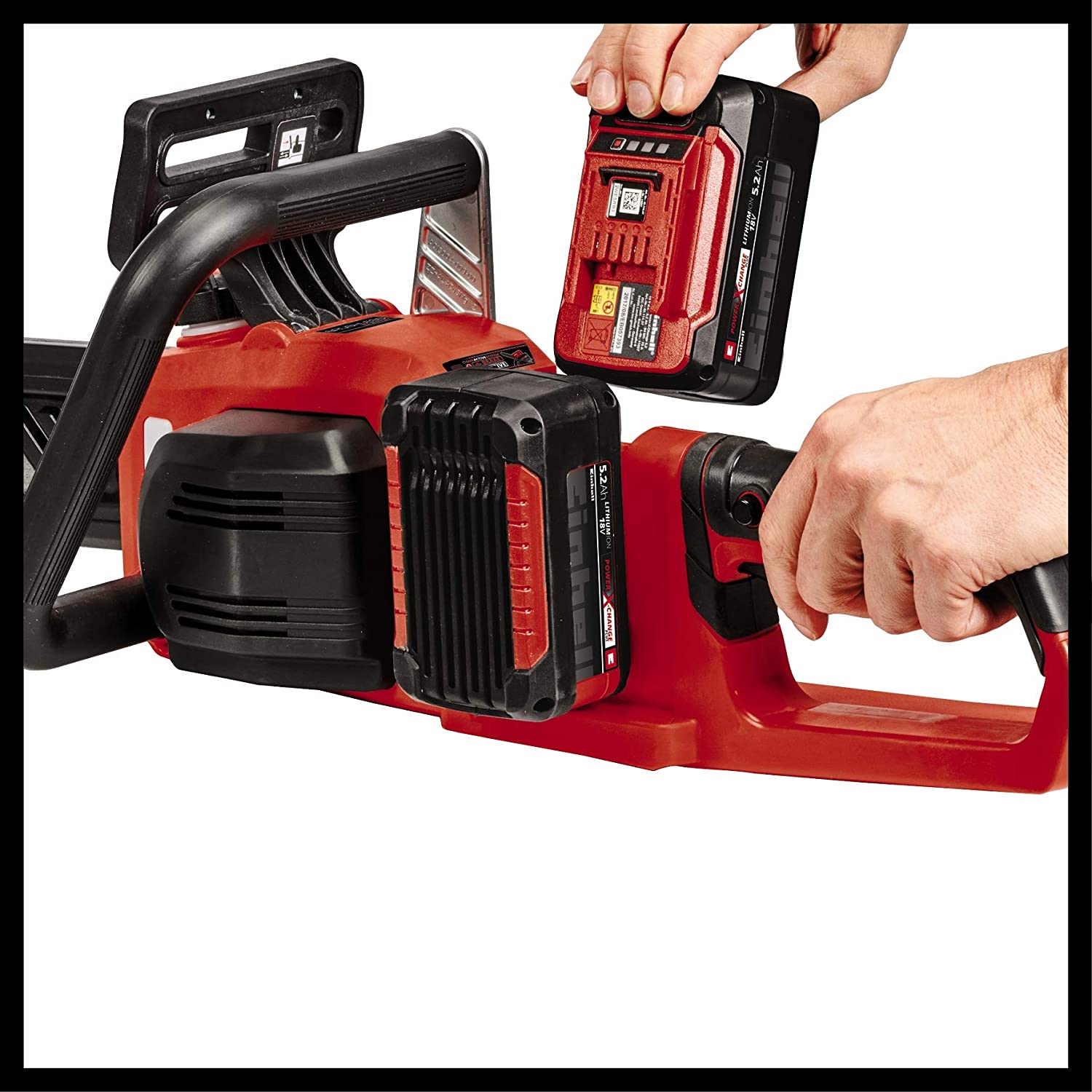 Elettrosega a batteria GE-LC 36/35 con motore elettrico senza spazzole impugnatura antiscivolo