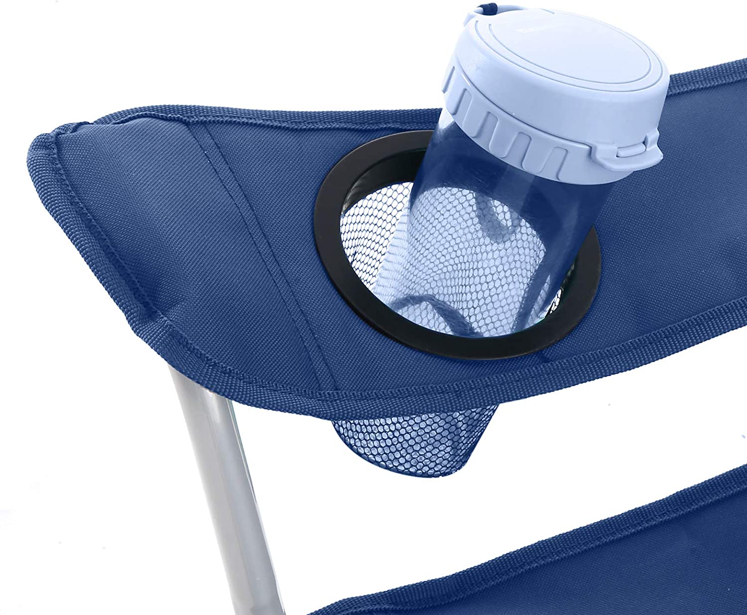 Poltrona da campeggio con chiusura ad ombrello "Giada" spiaggina in acciaio per mare e Balcone