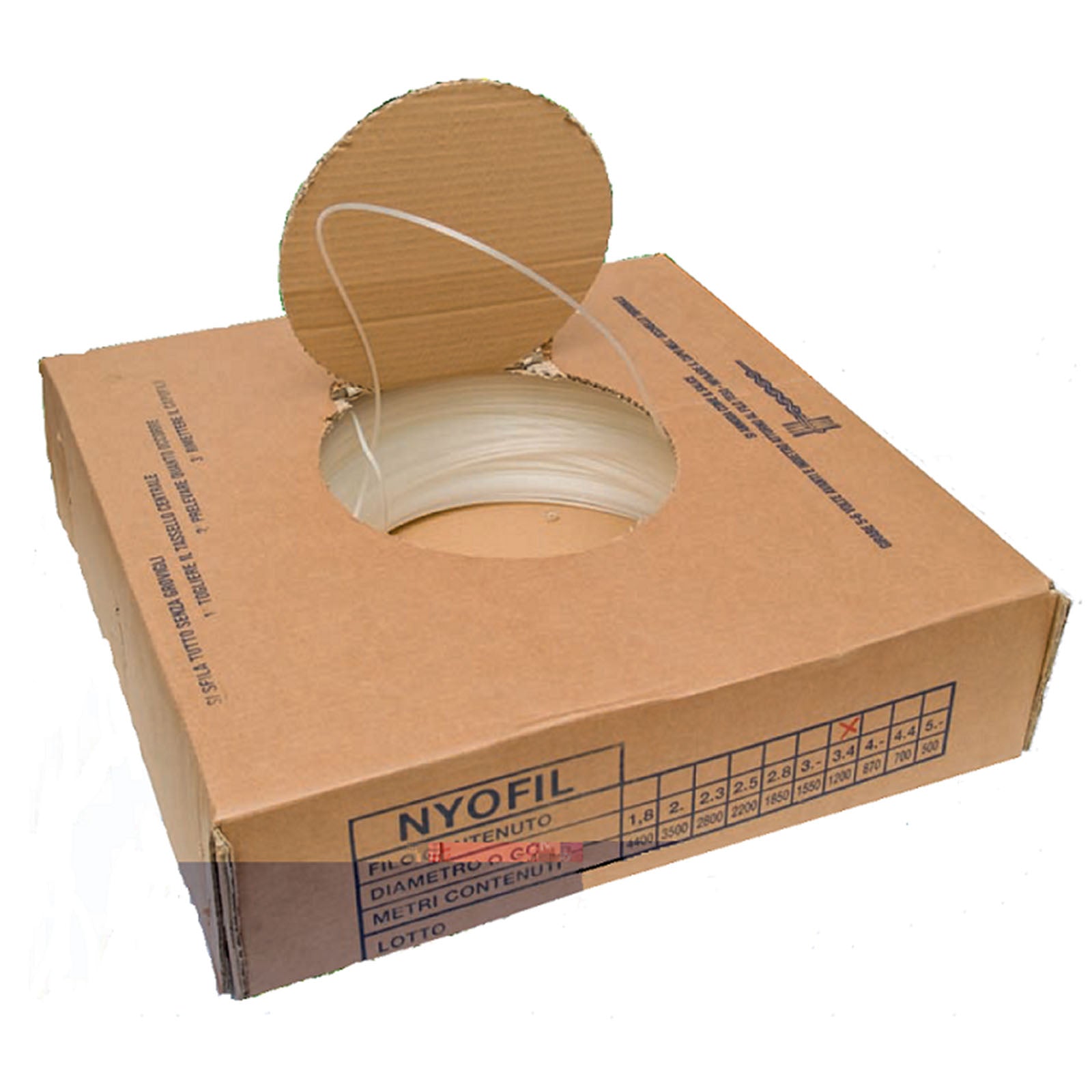 Filo in nylon per stendibiancheria, cavo milleusi in PVC sostegno per filari e tutori Ø 4 mm