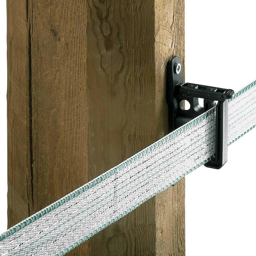 Isolatori con clip per fettuccia recinto elettrico per Mucche e Cavalli 25 pezzi