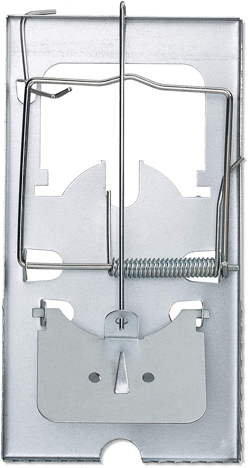 Trappola per topi e ratti in metallo a scatto con chiusura a ghigliottina