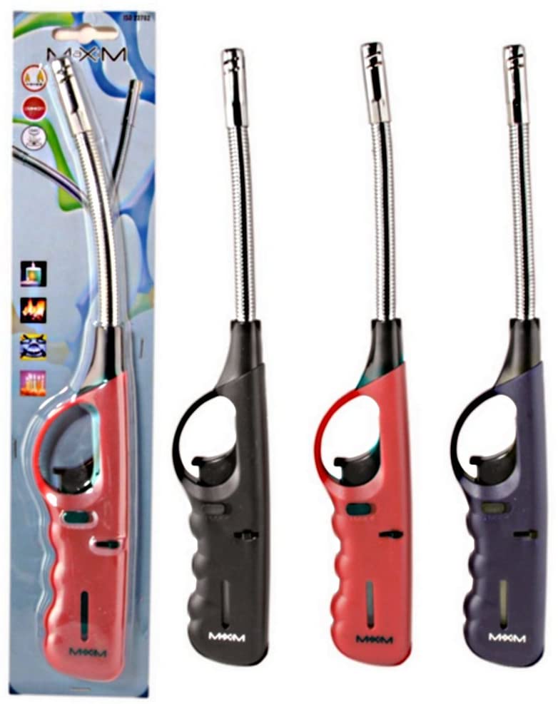 Accendigas con canna flessibile ricaricabile per accendere barbecue e fornelli a gas