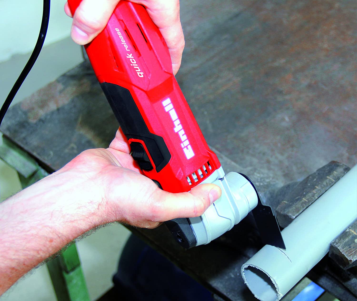 Utensile multifunzione con chiusura rapida a scatto motore da 300W regolazione velocità