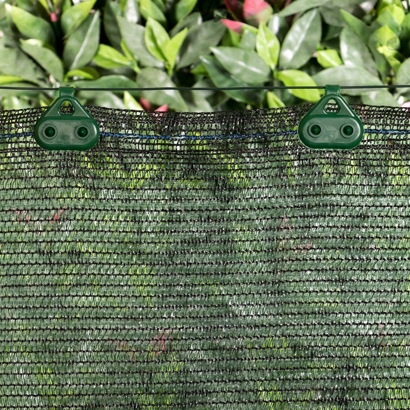 Rete ombreggiante per recinzioni e coperture telo in tessuto verde coprente al 90%