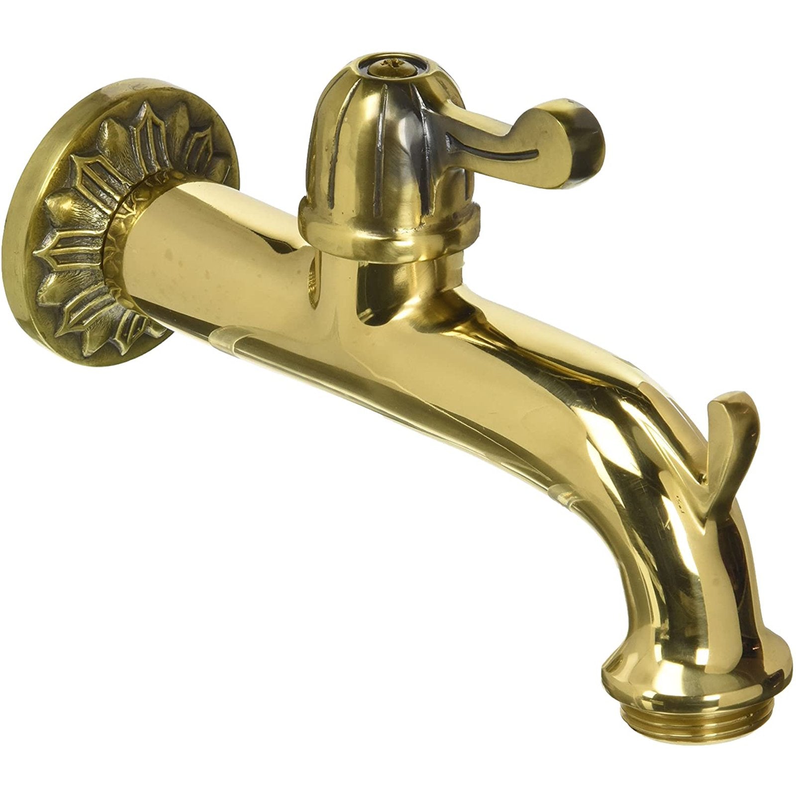 Rubinetto in ottone "Impero" antichizzato per fontana con erogazione a leva 1\2"