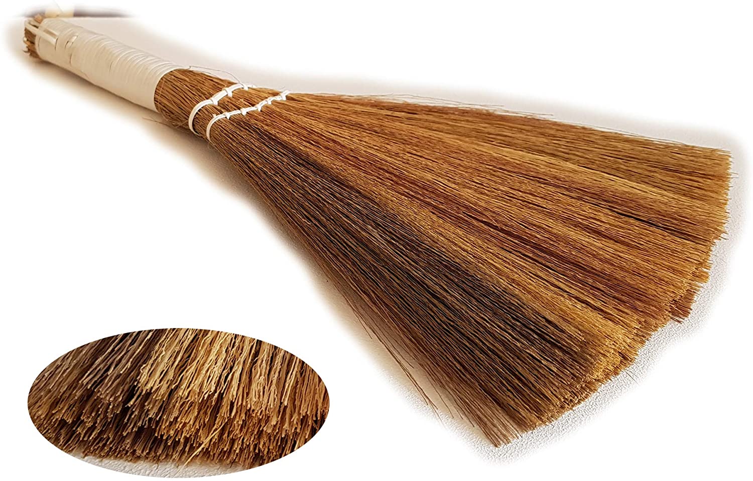 Scopino "Piuma" per caminetto e stufa a legna e pellet da 37 cm