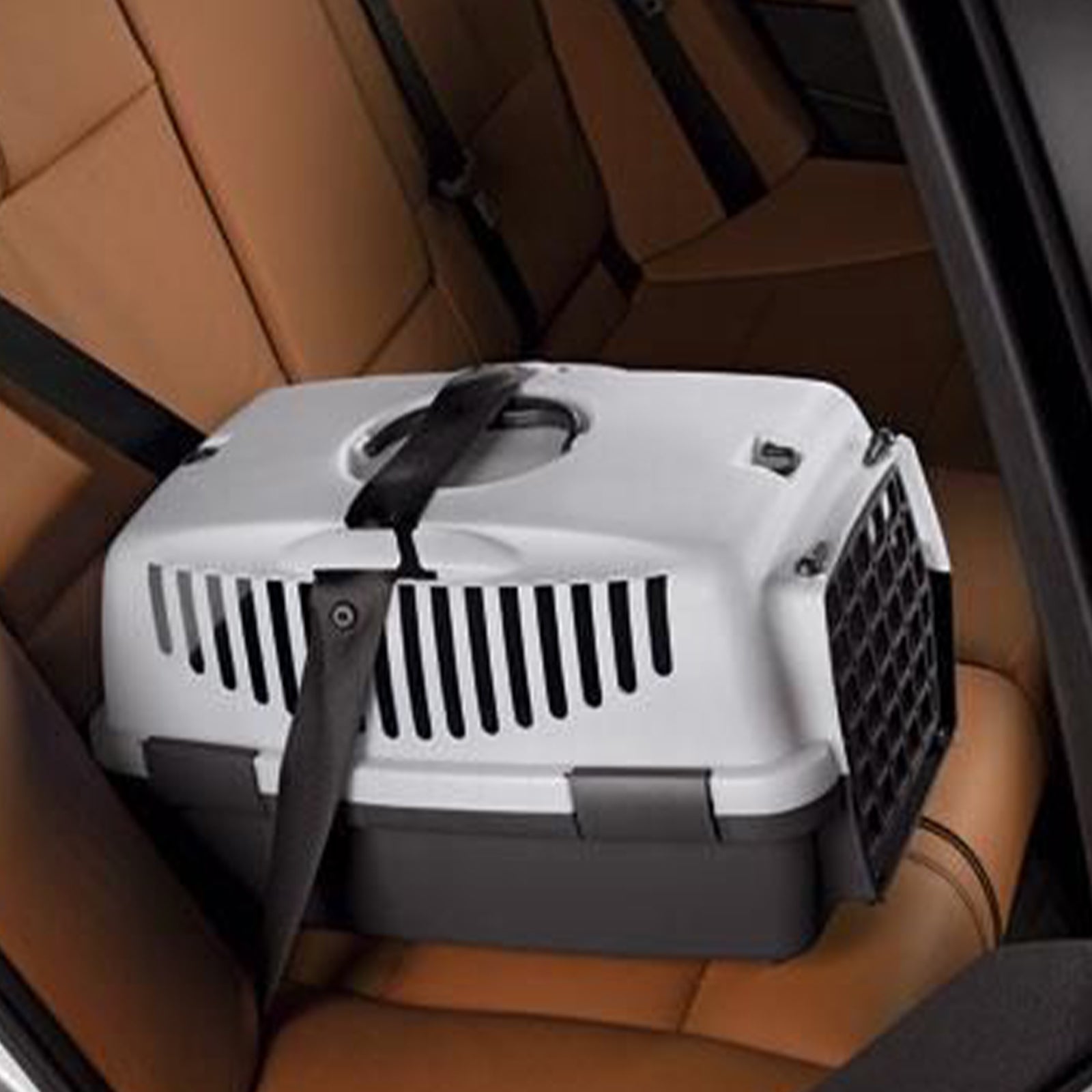 Trasportino in resina per cani e gatti "Gulliver" con apertura centrale