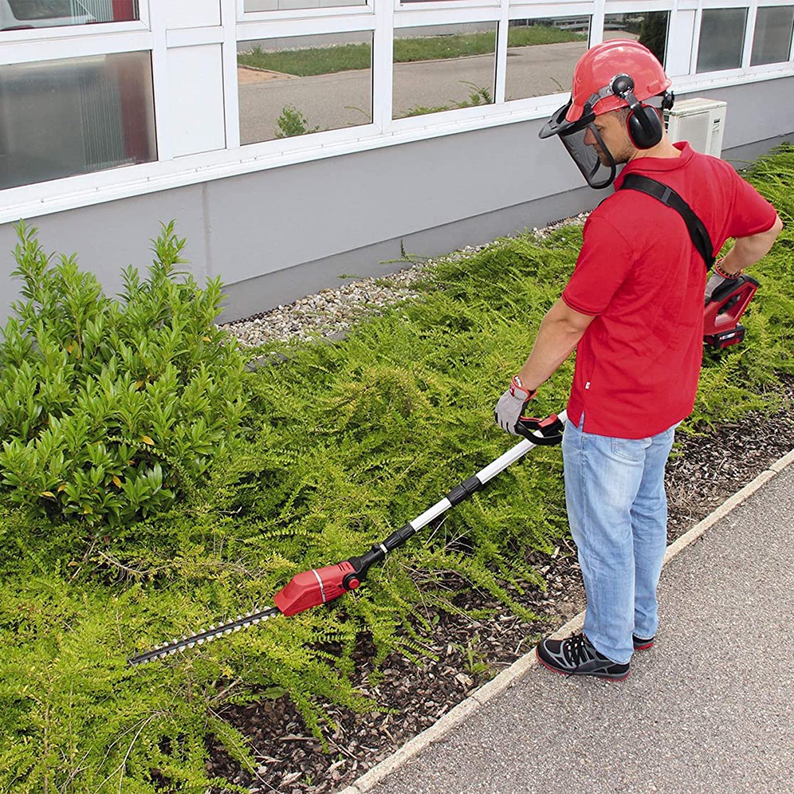 Utensile svettatoio multifunzione a batteria tagliasiepi sega a catena per giardino