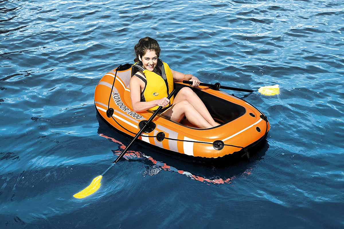 Canotto gonfiabile on remi per adulti e bambini "Kondor 1000" da mare e piscina 155 cm