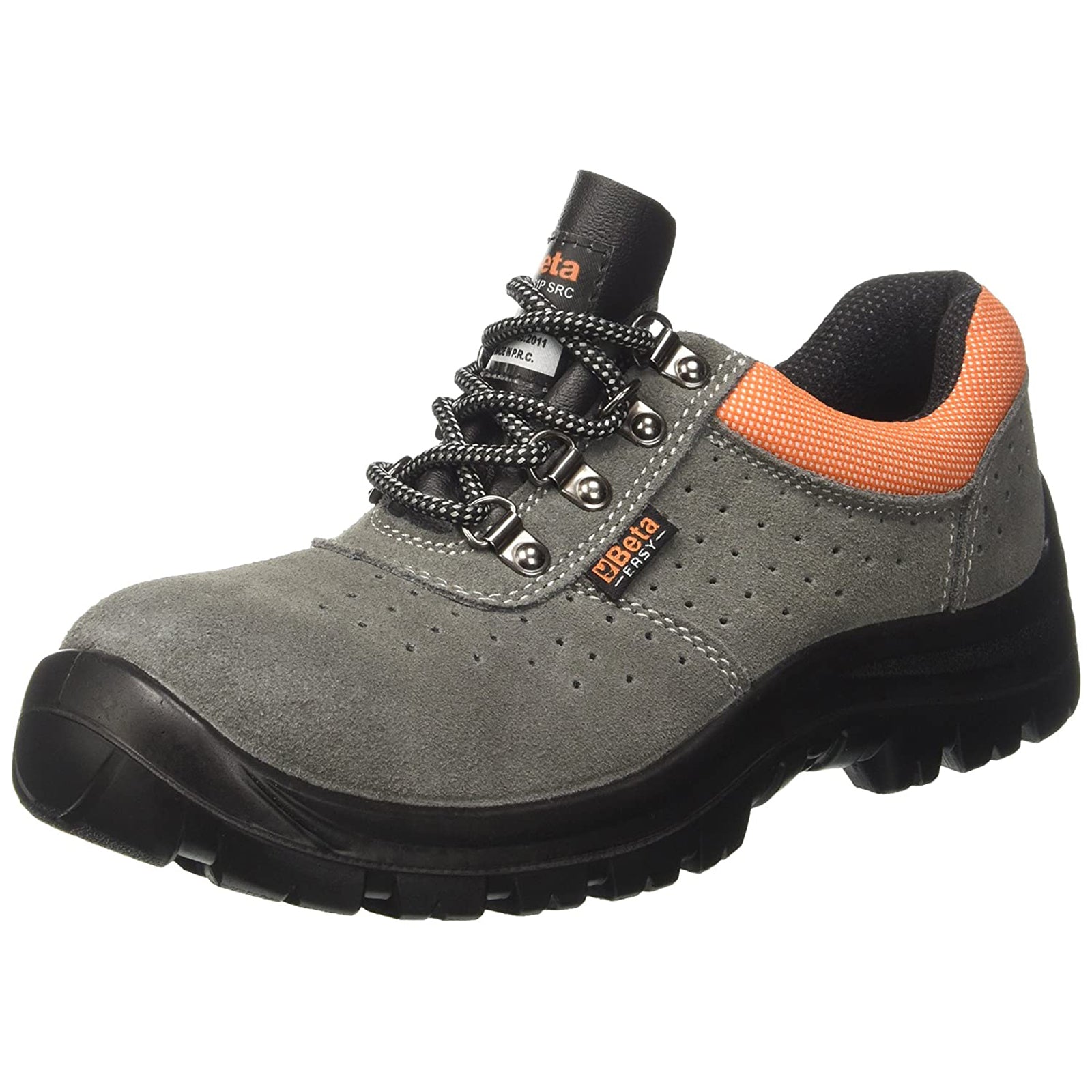 Scarpe antinfortunistica traforate in pelle scamosciata leggere " Work 7246e " sicurezza S1P