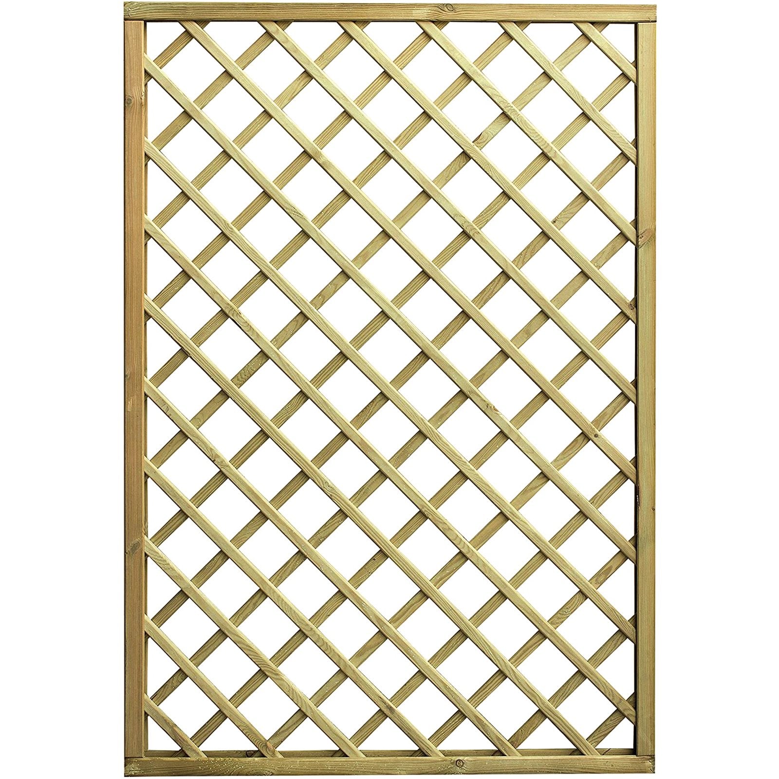 Pannello grigliato "Lasa" rettangolare in legno di pino naturale per recinzioni giardino e terrazzo