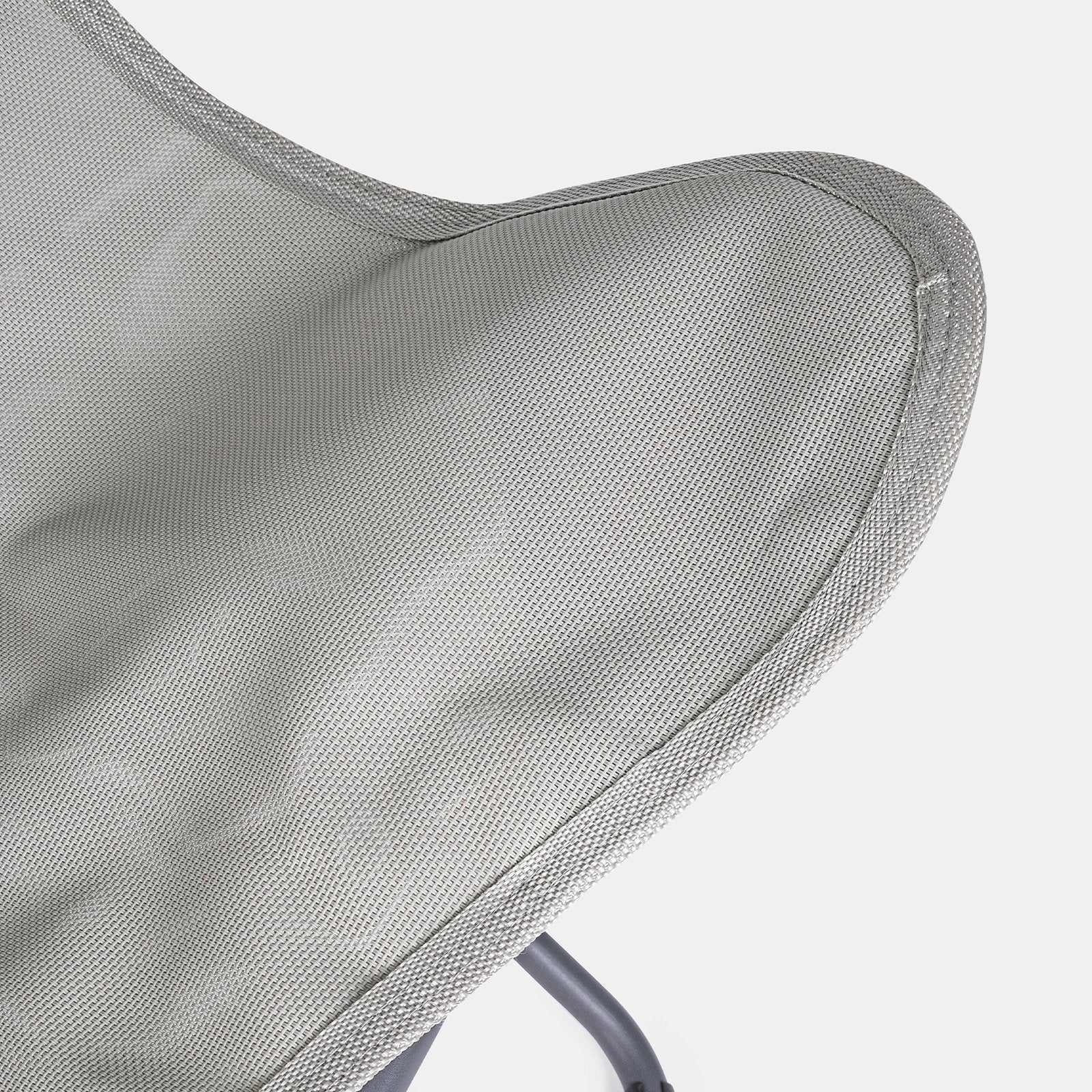 Sedia da mare "Butterfly Gabicce" pieghevole con struttura in acciaio seduta e schienale