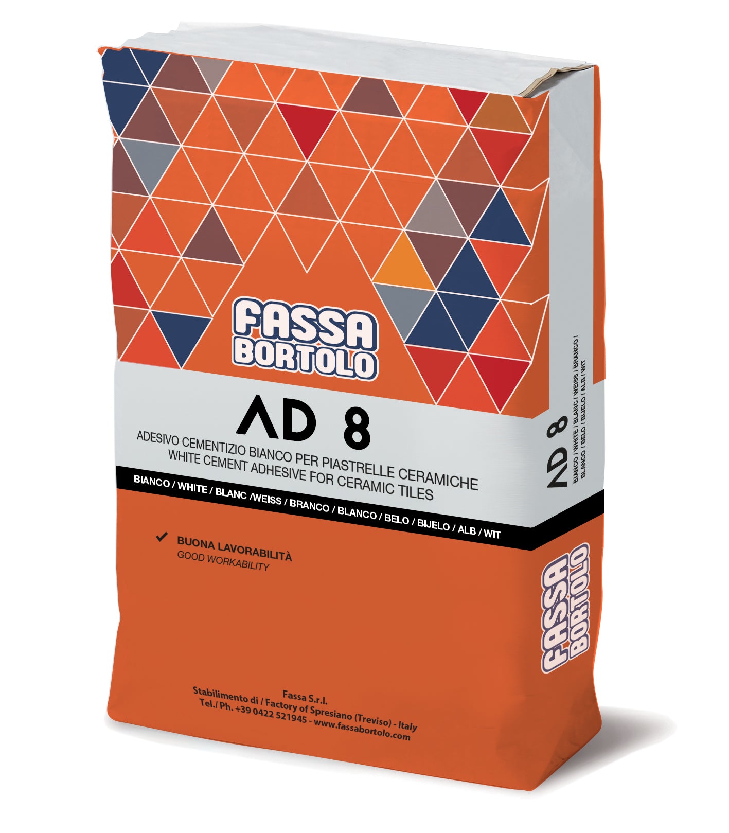 Collante monocomponente 5 Kg indicato per pavimentazioni interne ed esterne