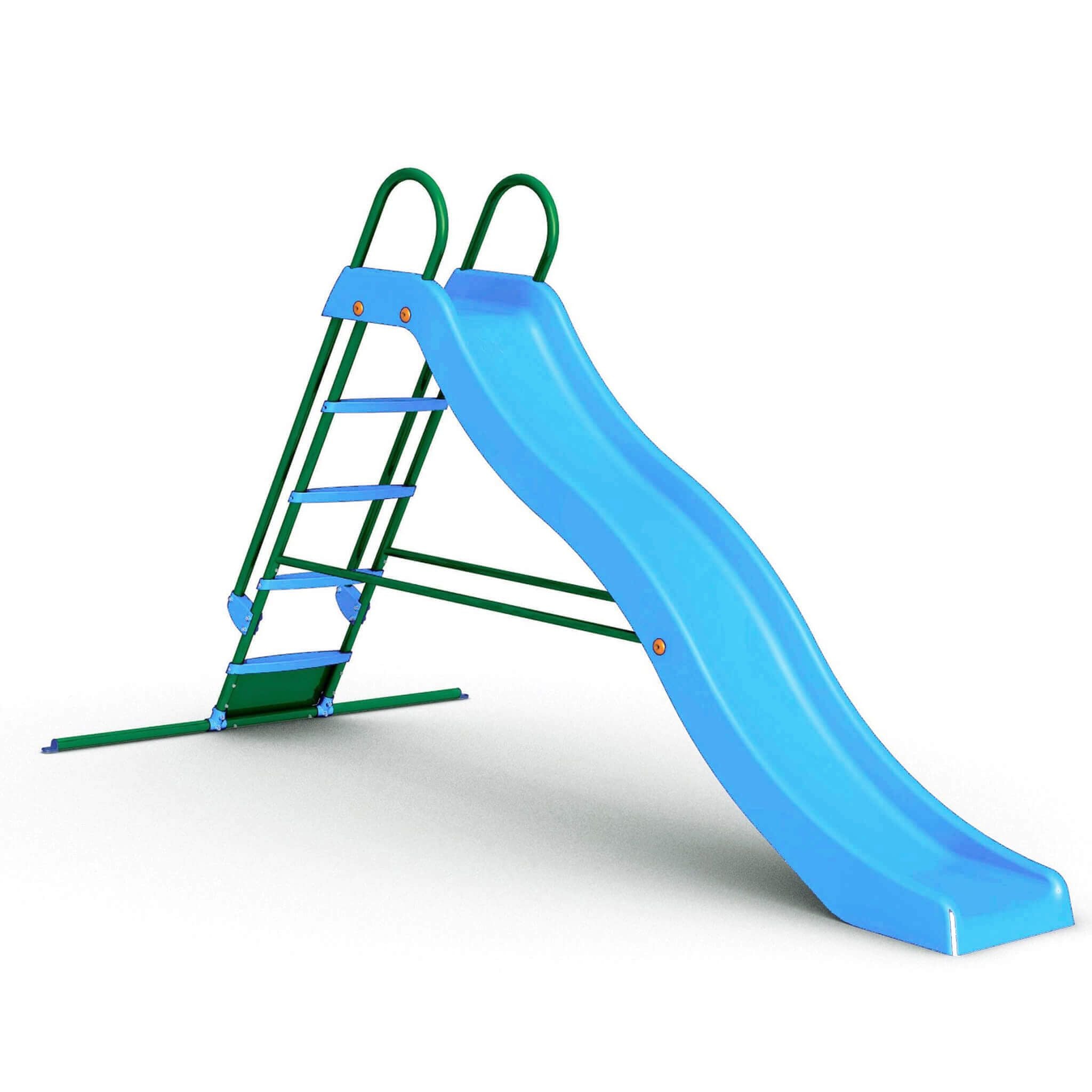 Scivolo "Gigante" per bambini a onda gioco da giardino e veranda 285 x 150 x h 168 cm.