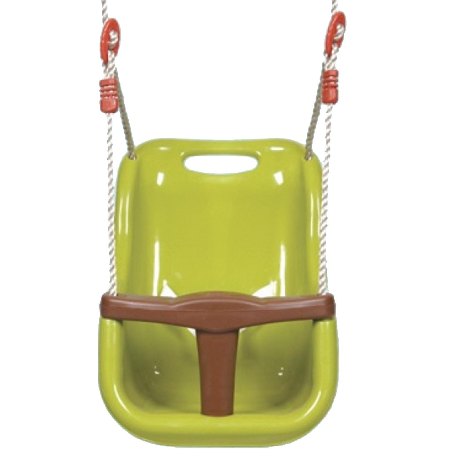 Seggiolino di ricambio altalena in plastica con protezione a T ideale per bambini da 1 - 3 anni