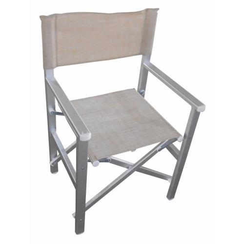 Sedia regista XXL in alluminio pieghevole da campeggio mare