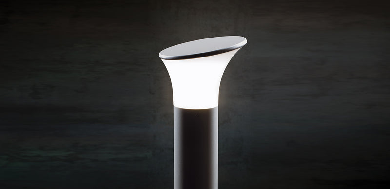 Lanterna a paletto "Belen" lampada da esterno in alluminio h 70 cm