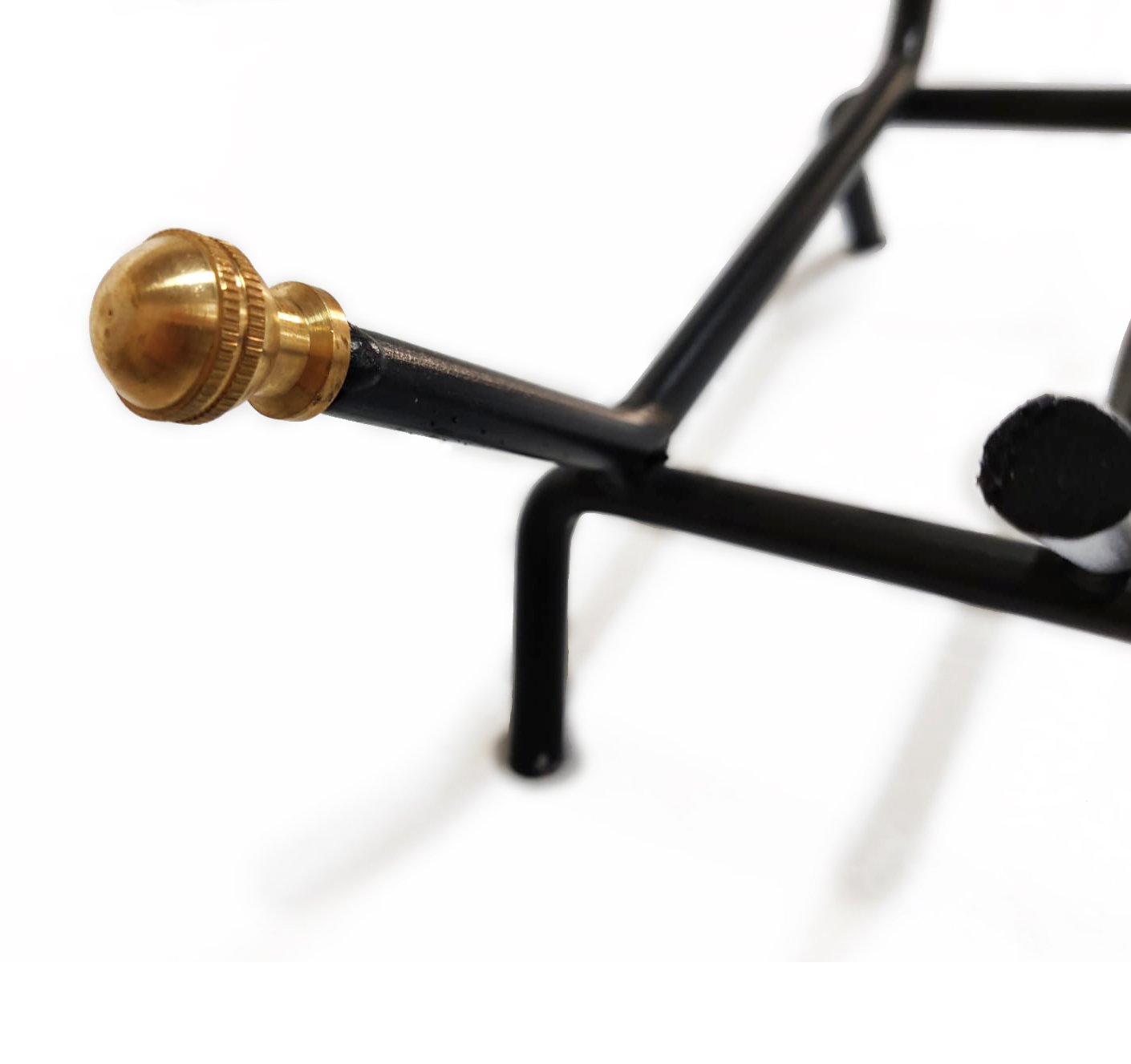 Porta legna braciere basso per camino e stufe in ferro battuto "Made in Italy"