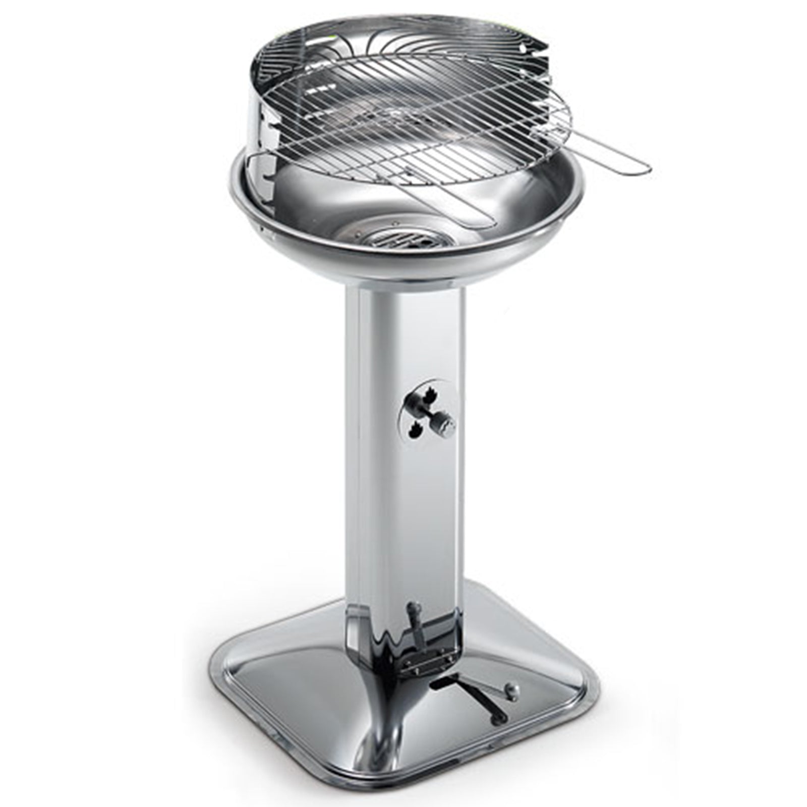 Barbecue colonna in acciaio inox "Venus 480 Pro System" a carbonella da 44 cm