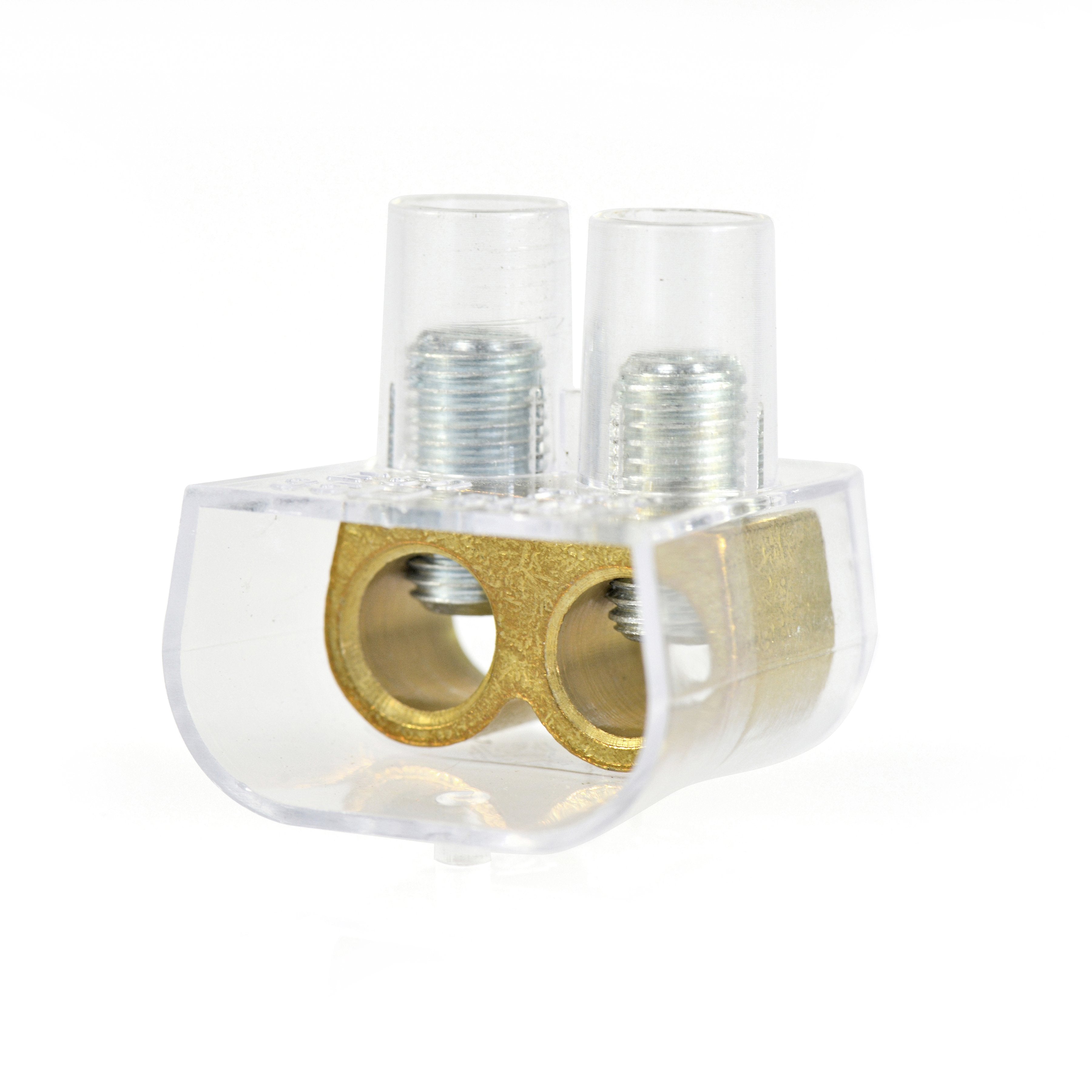 Morsetti a cappuccio unipolari multipli per collegamento cavi elettrici trasparenti