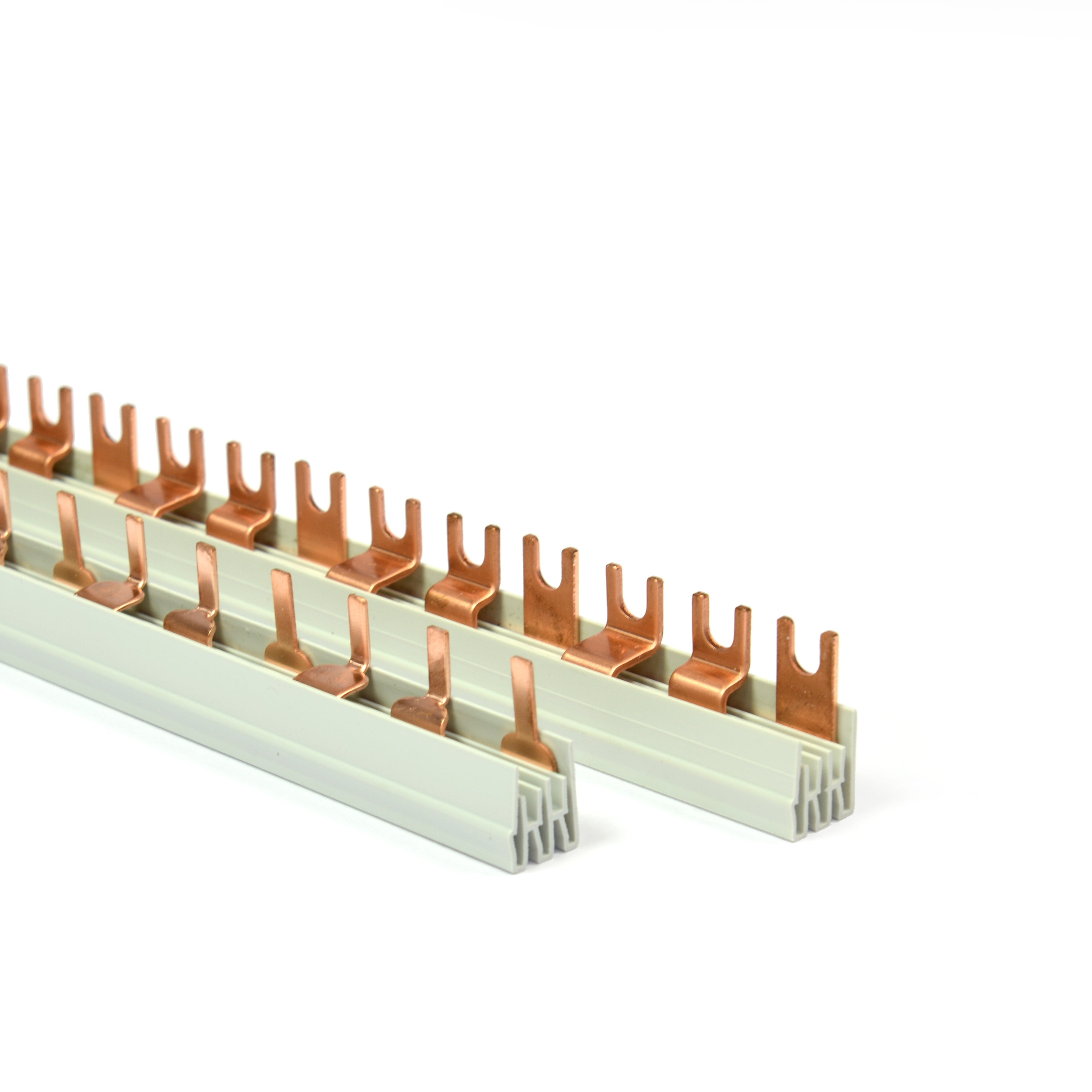 Barre di distribuzione a pettine, per collegamento cavi elettrici