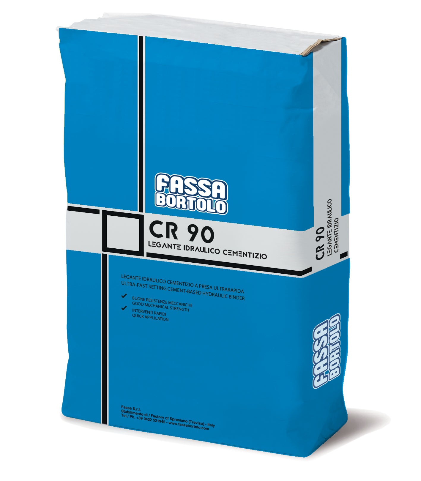 Legante idraulico cementizio grigio 5 Kg ad alta resistenza e presa rapida