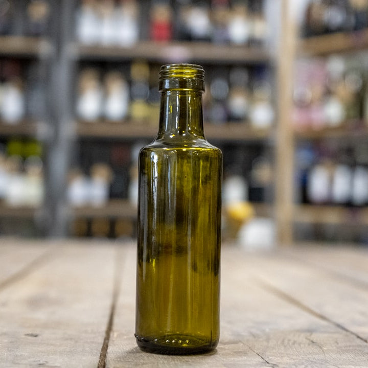 Bottiglia in vetro "Dorica Uvag" per conservazione olio con imboccatura "tappo a vite"