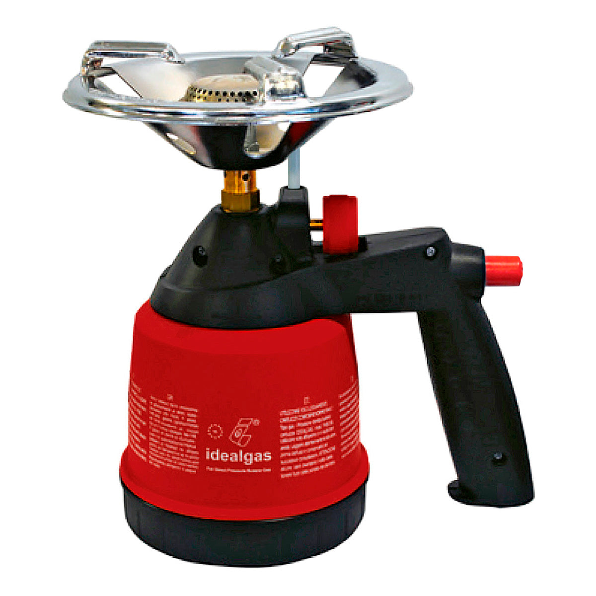 Fornello portatile a gas da campeggio fiamma regolabile accensione Piezo