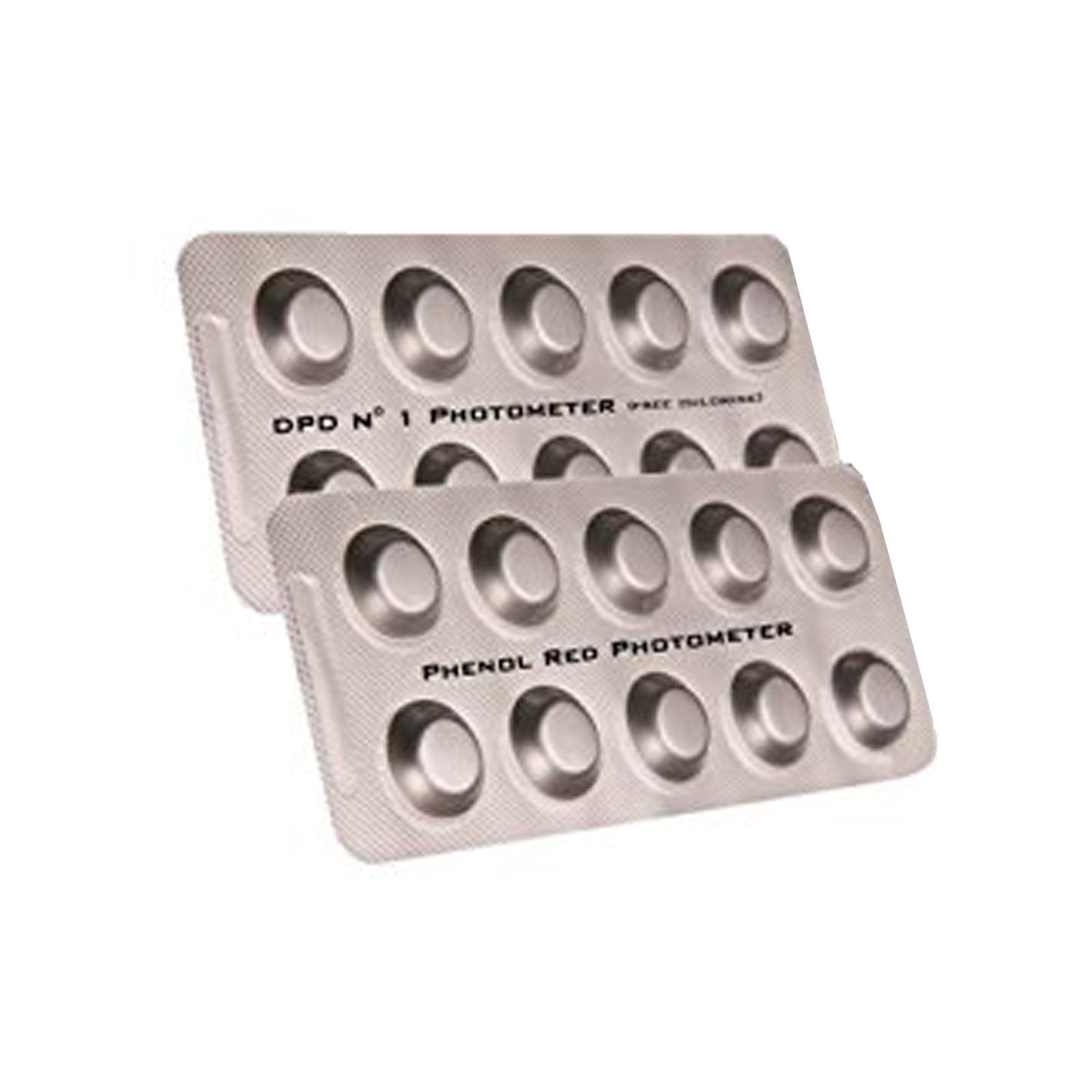 Pastiglie di ricambio per kit analisi piscina test con reagente solido per ph e cloro