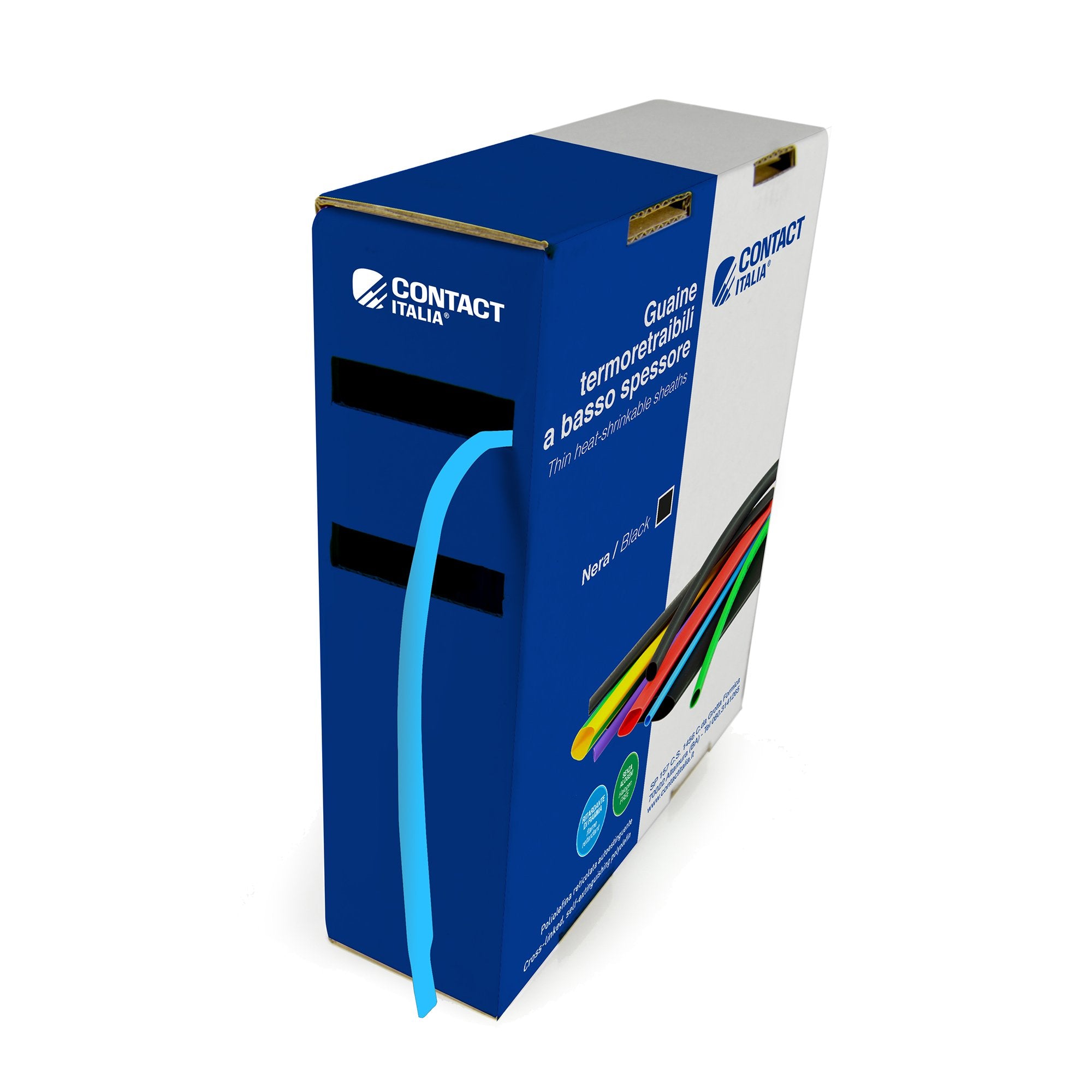 Guaina Termoretraibile 2:1 per rivestimento cavi elettrici (Nero)