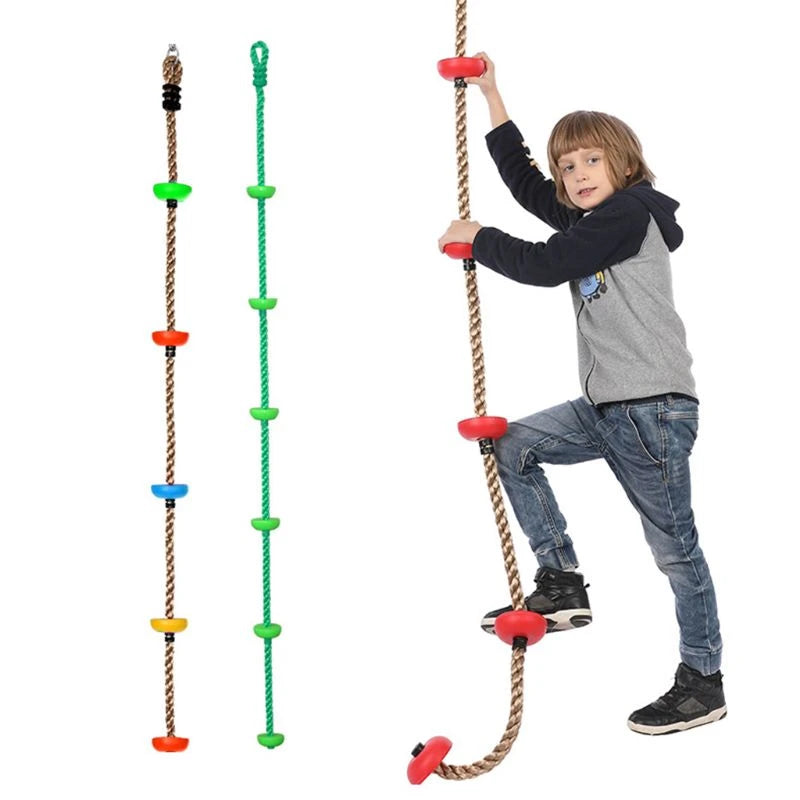 Gioco corda da arrampicata per altalena in plastica con corde per bambini
