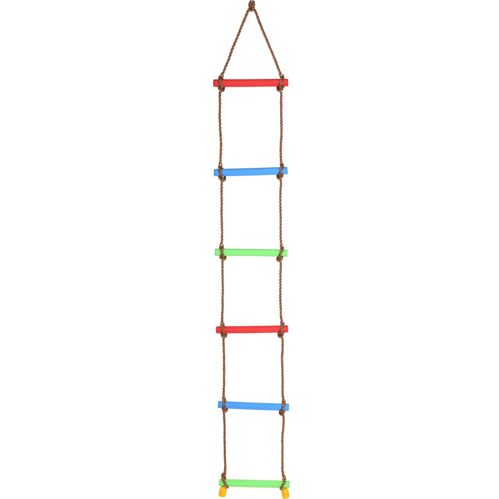 Gioco scala da arrampicata per altalena in plastica con corde per bambini