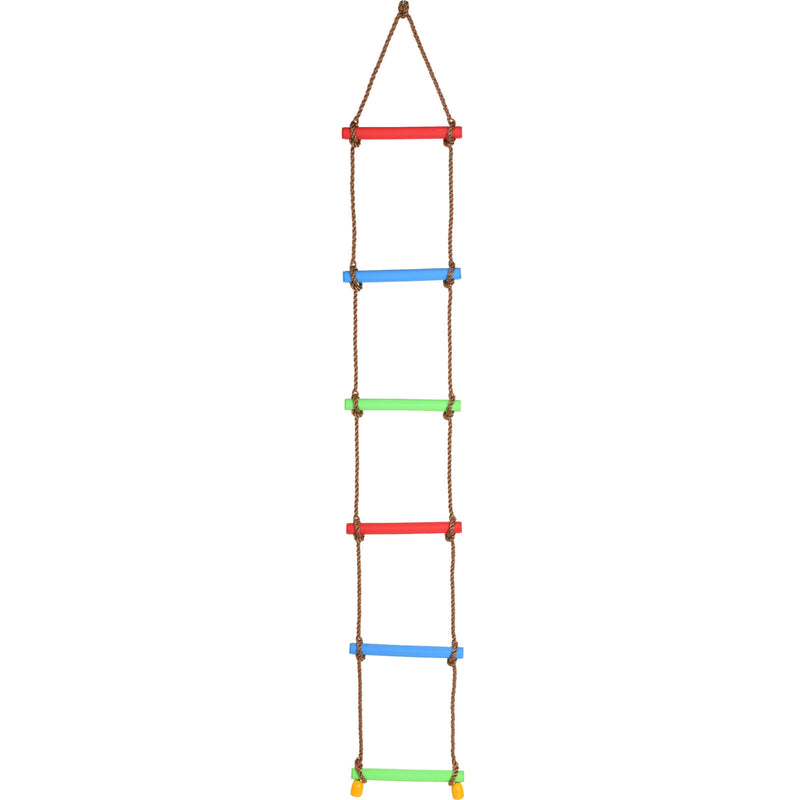 Gioco scala da arrampicata per altalena in plastica con corde per bambini