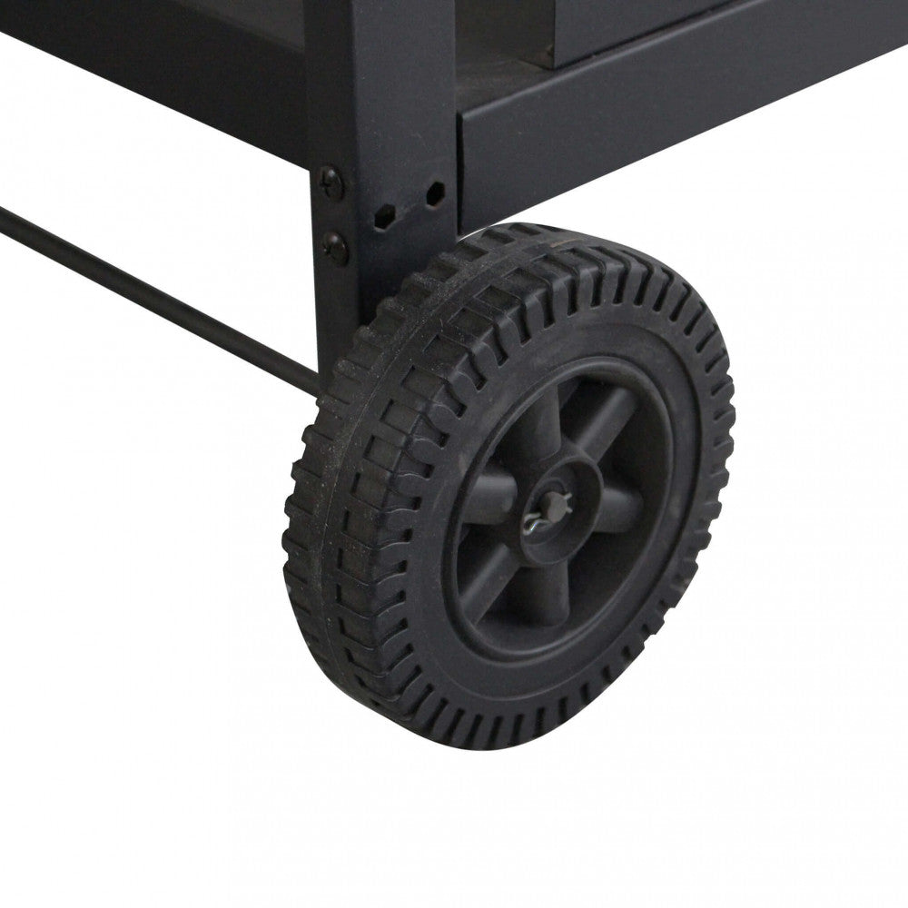 Barbecue bbq a gas con fornello laterale 2 fuochi+1