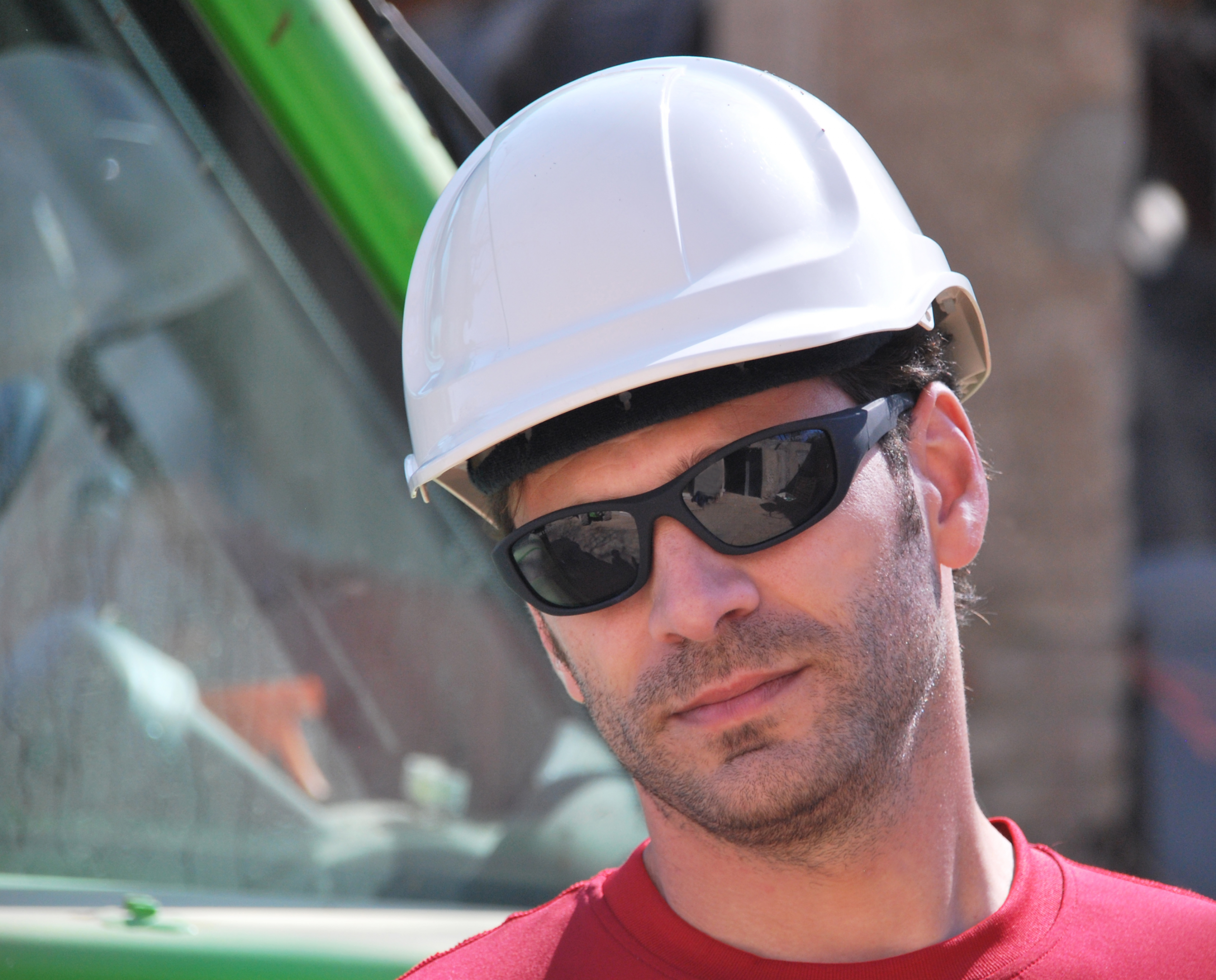 Occhiali da lavoro "Folco Polarized" con lenti in policarbonato Polarizzate e montatura soft-touch