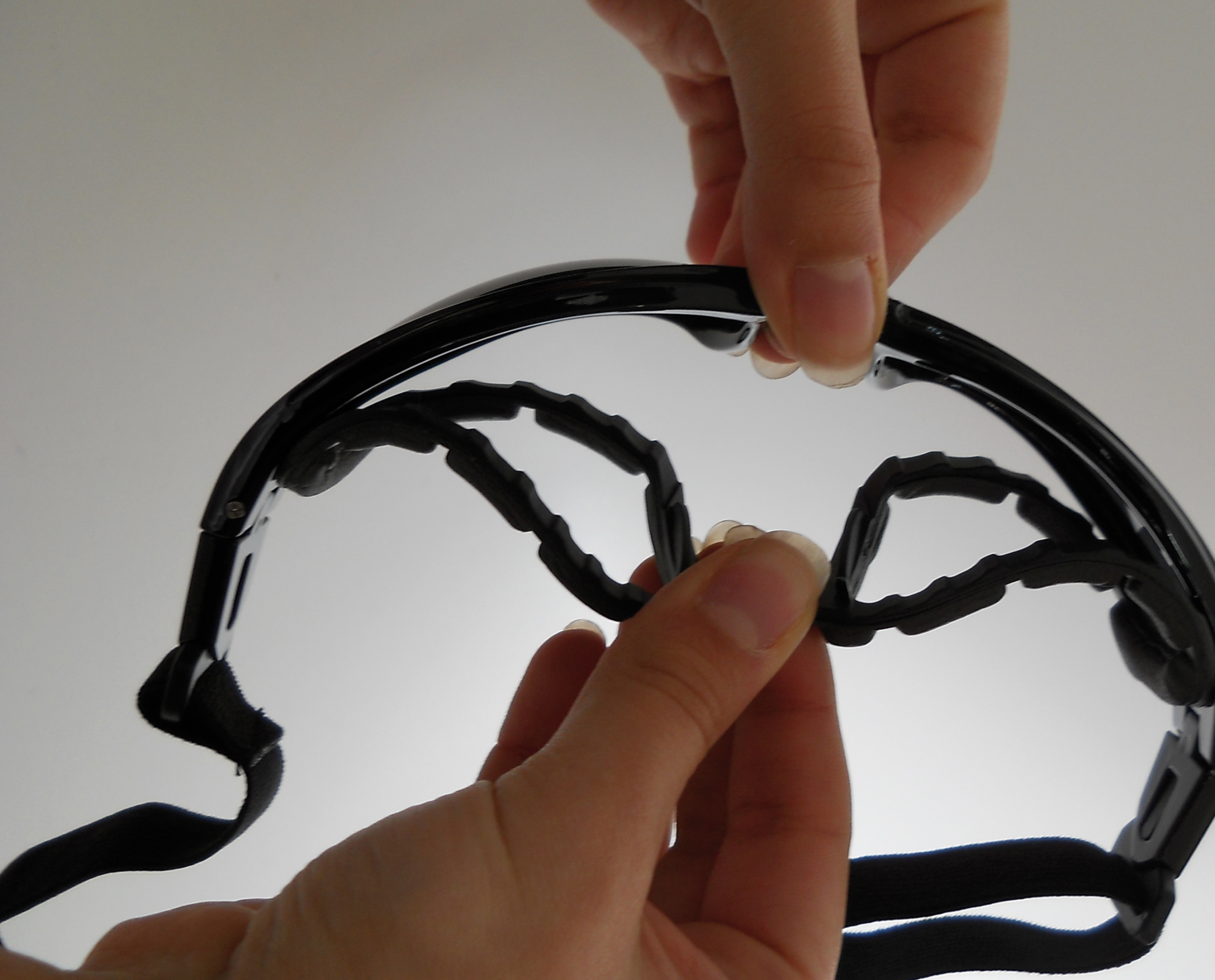 Occhiali da lavoro "Indro High" con lenti in policarbonato gialle e montatura in memory foam