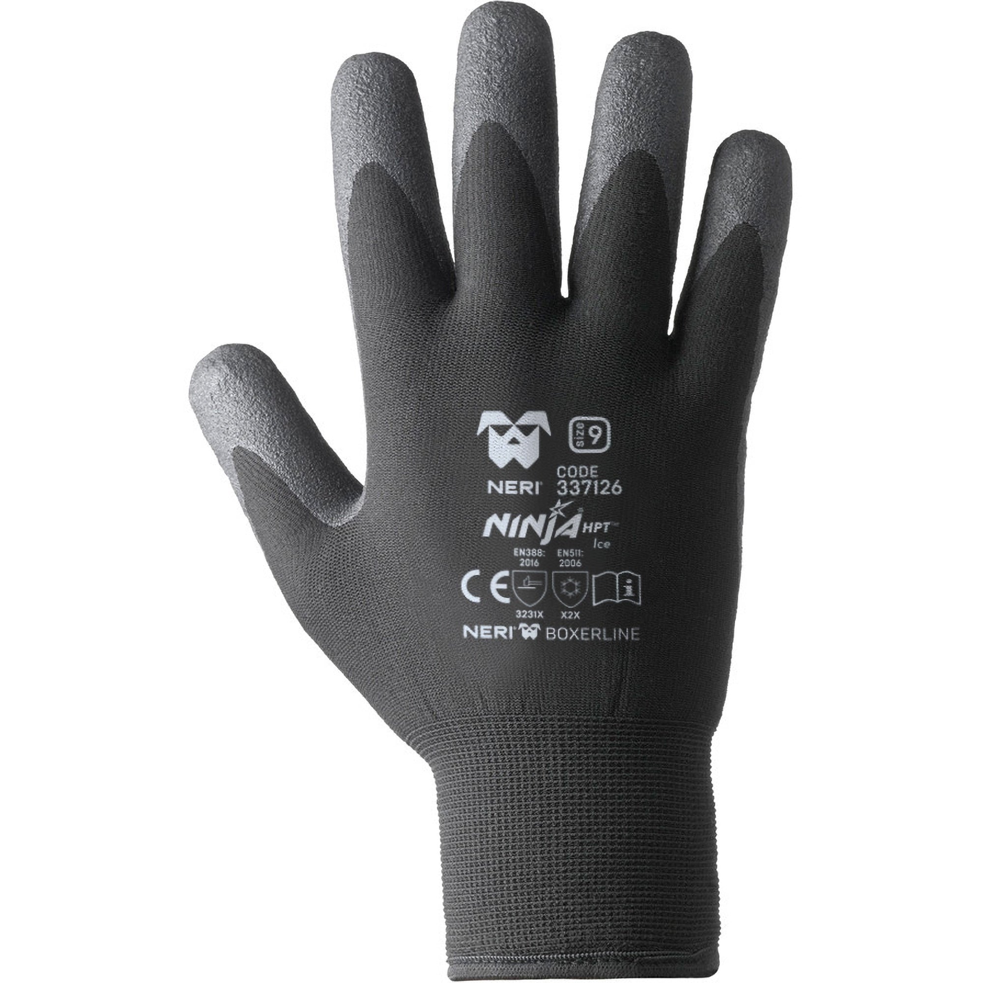 Guanti da lavoro invernali a filo continuo con due strati acrilico nylon e schiuma composita TG 10