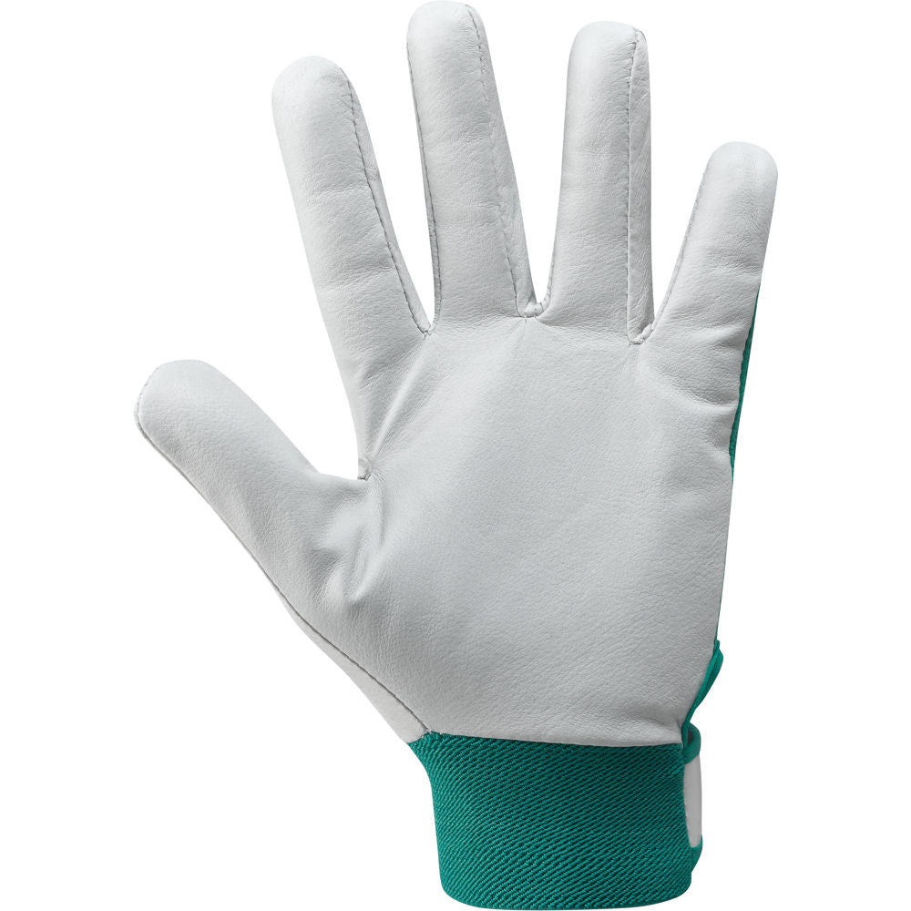 Guanti da lavoro "Ball"anti-usura in fiore di pelle suina con polsino elastico a strappo