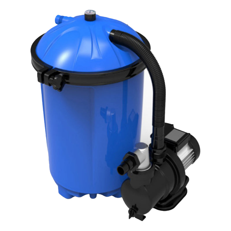Pompa di filtraggio con Aqualoon per piscine fuori terra depuratore a pressione da 8500 lt/h 450 W