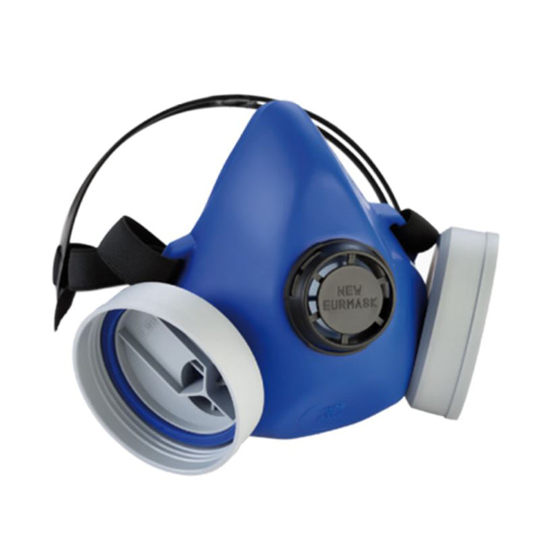 Maschera di protezione filtro doppio "Eurmask" per polveri, fumi e gas