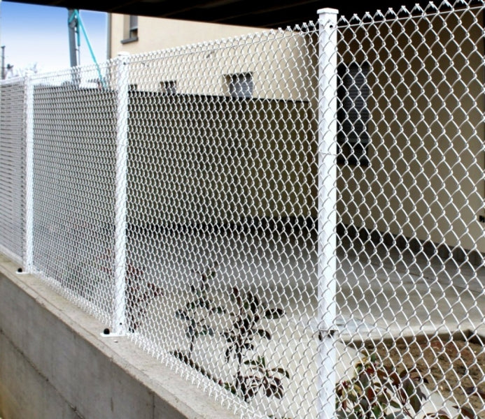 Rete romboidale "Pesante" per recinzione in metallo a maglia sciolta 50 x 50 mm