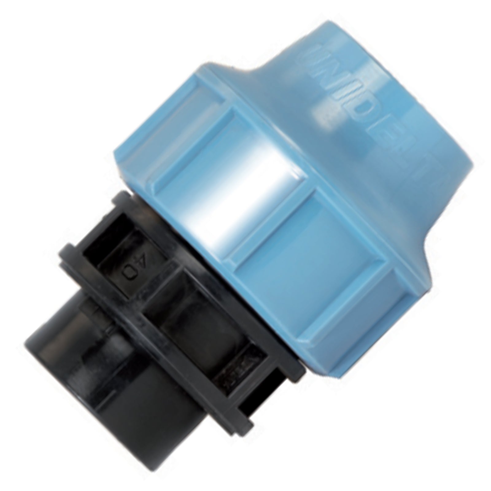 Raccordo con filetto femmina in polipropilene a compressione per irrigazione PN 16 Bar