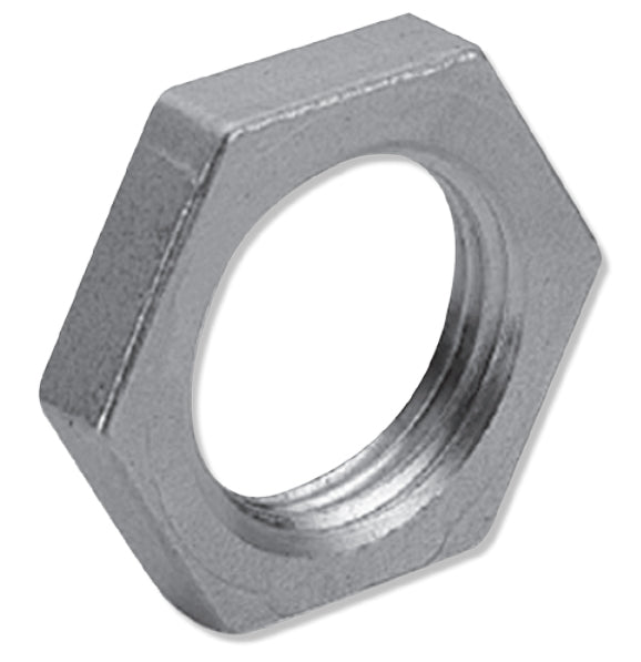 Raccordo controdado piano in acciaio zincato cn filettatura per irrigazione