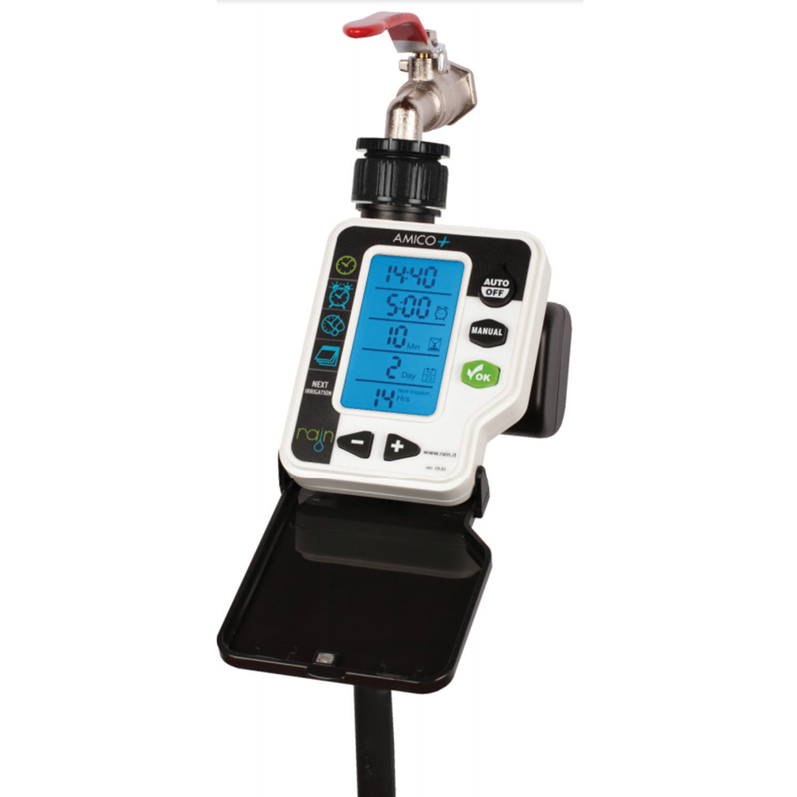 Programmatore "Amico Più" in ABS centralina con display da 3" retroilluminato