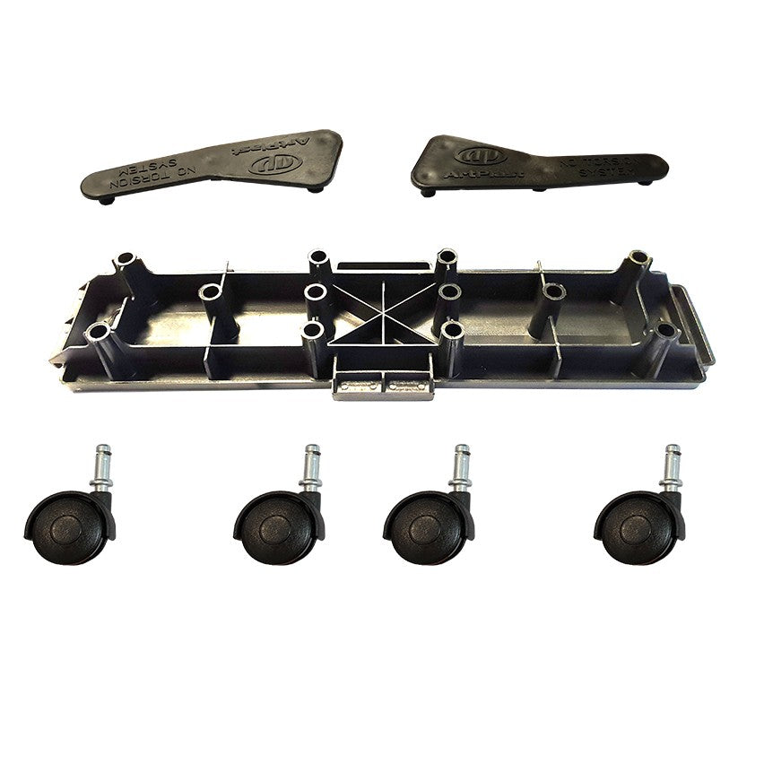 Barre sposta mobili pedana con ruote portata 170 kg "Made in Italy"