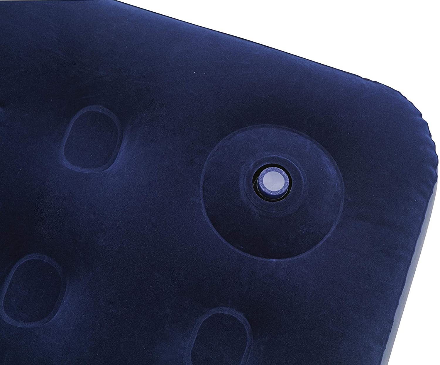 Materassino gonfiabile per casa e campeggio con pompa incorporata h 28 cm