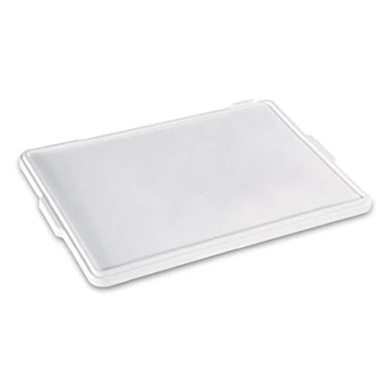 Cassetta chiusa per alimenti, bianca sovrapponibile non forata da 60 x 40 cm