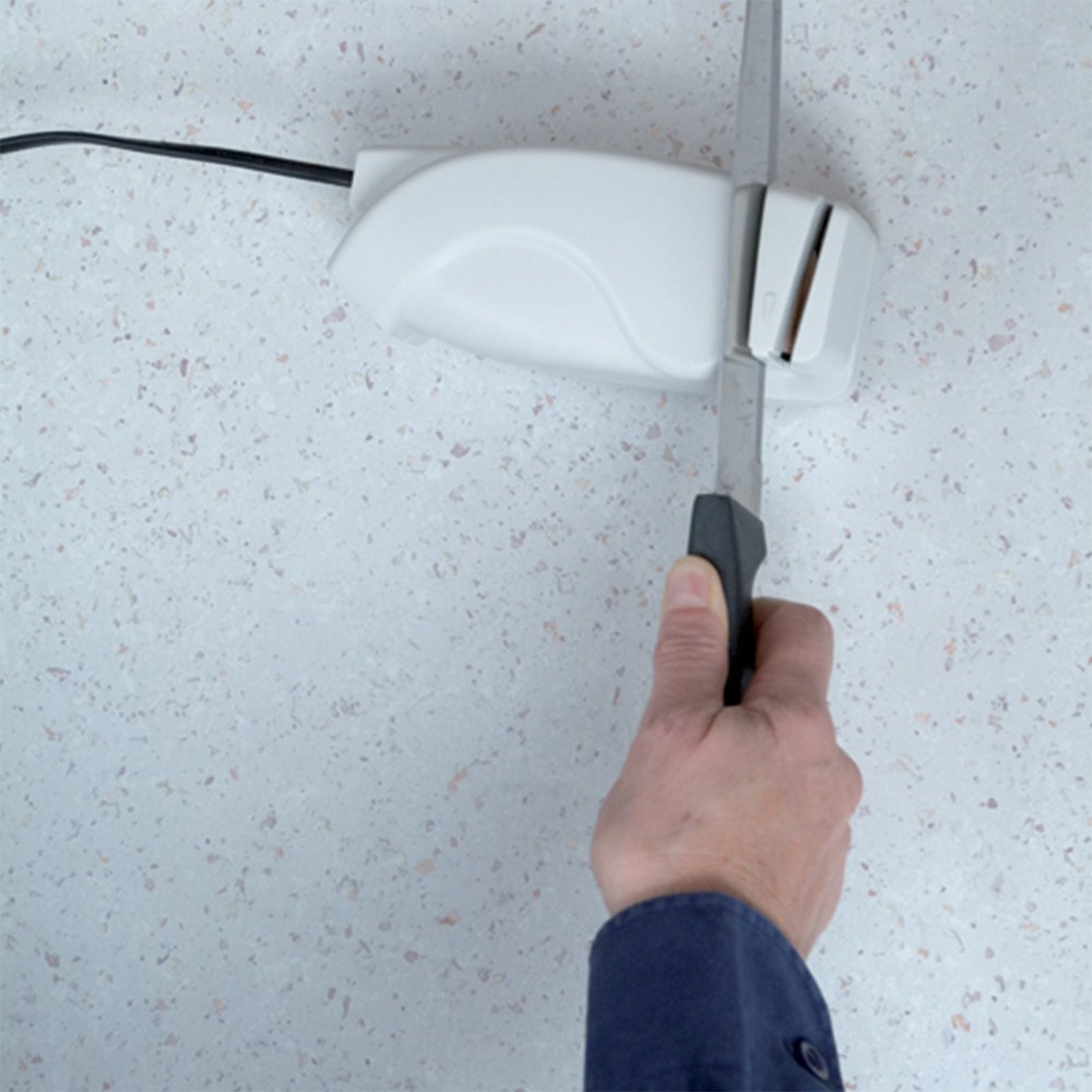Affilatore per coltelli elettrico multifunzionale da 40 W con piedini antiscivolo