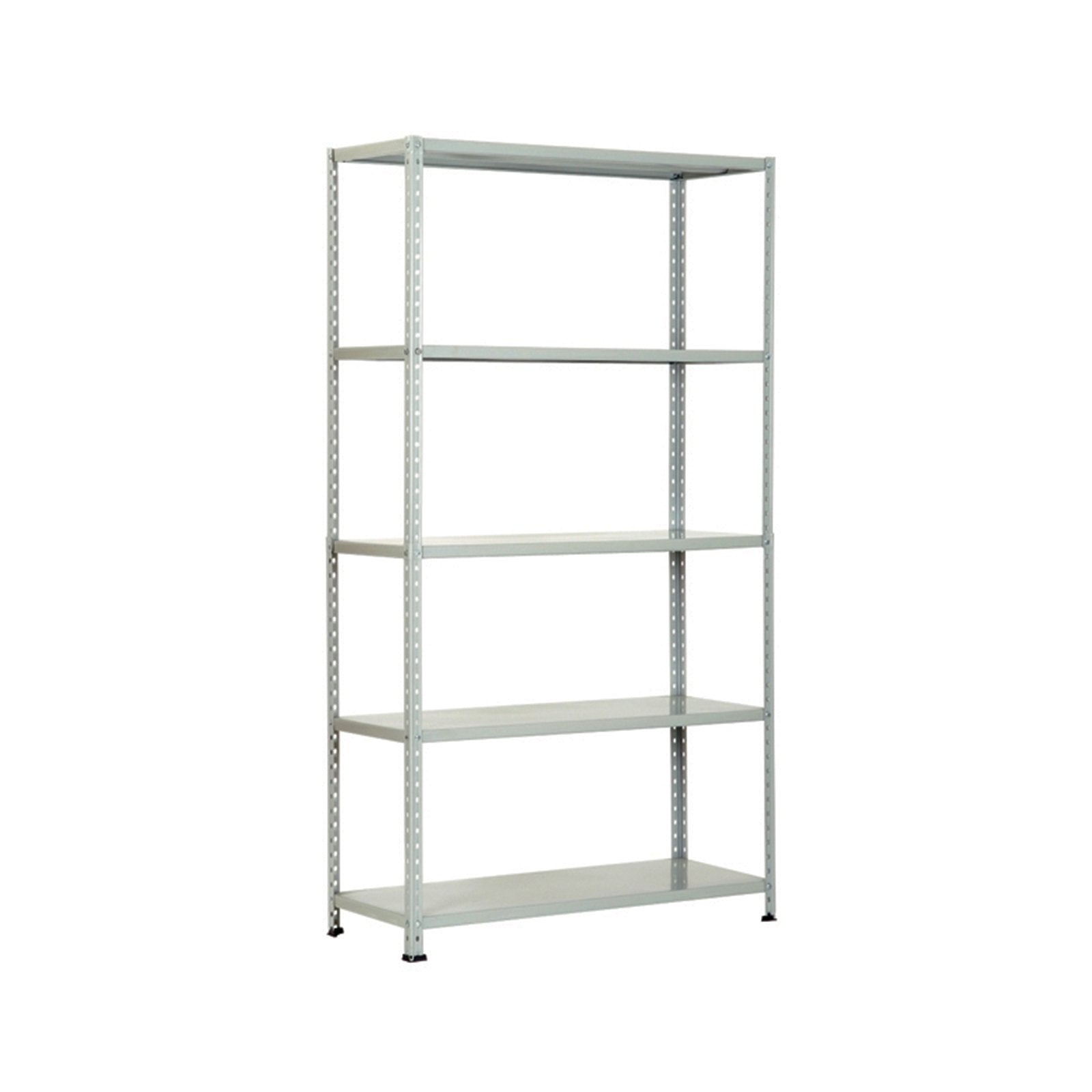 Scaffale in lamiera di acciaio verniciato portata 400 kg h 190 cm "Made in Italy"